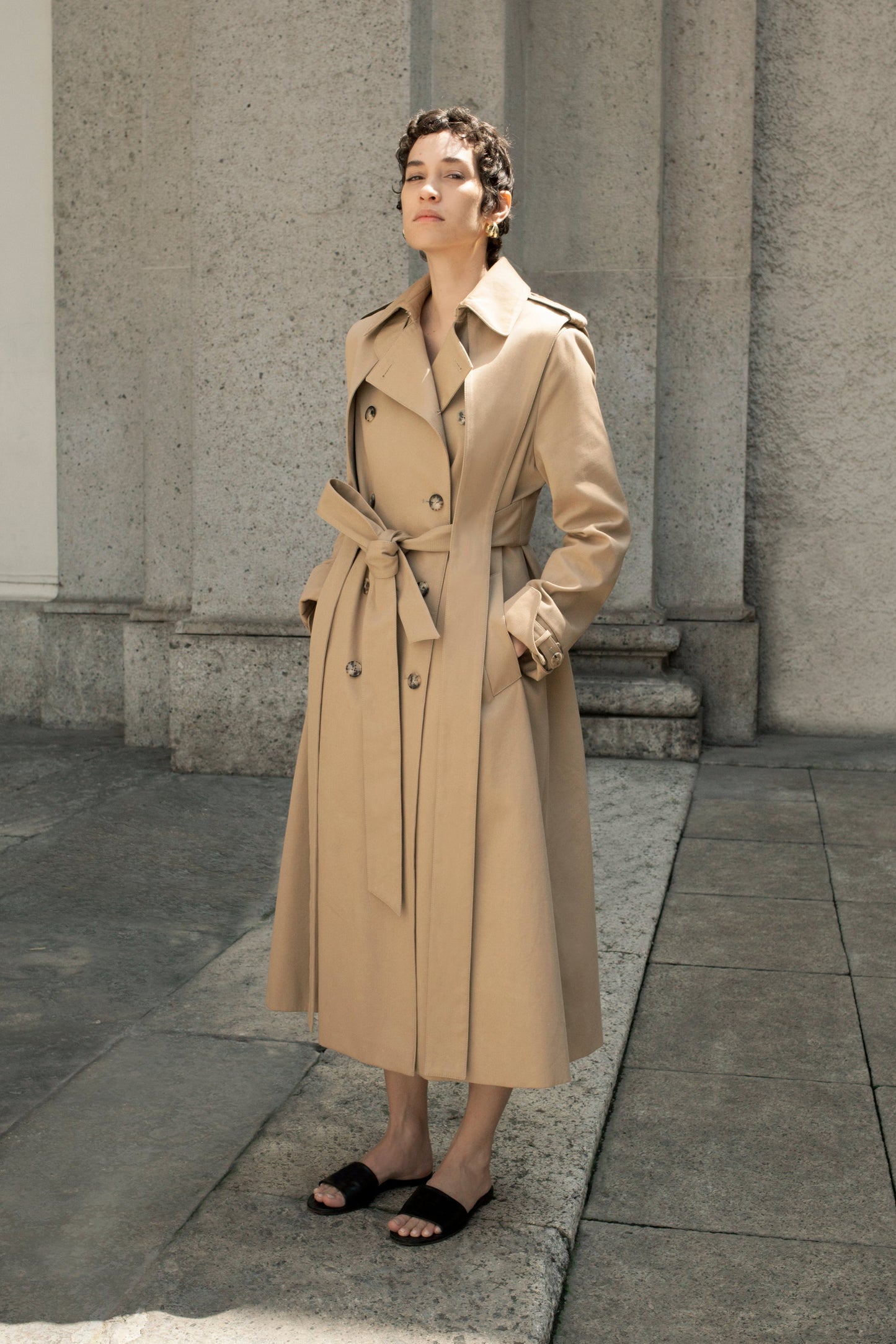 'Parachute' Trench Coat